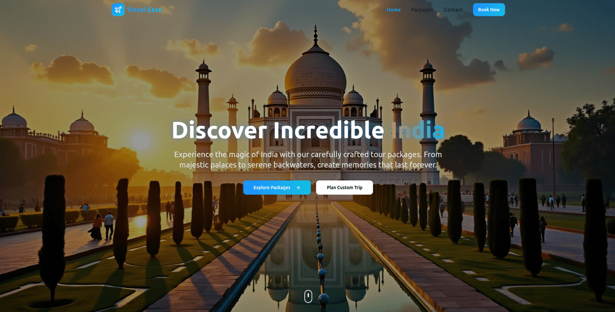 Travel Ease – Explore India with Curated Journeys