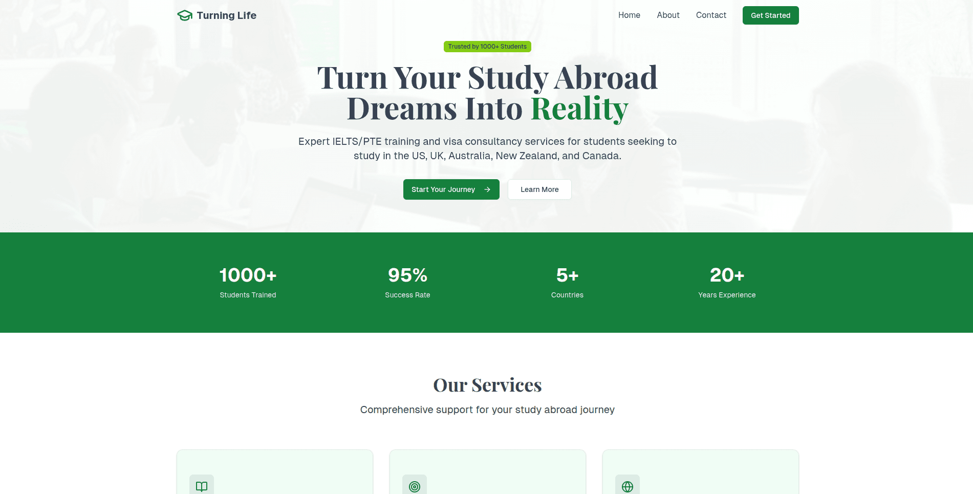 Turning Life – Visa Consultancy & IELTS / PTE Coaching